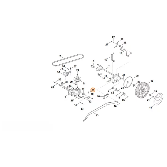 Stihl   Kołek rozprężny 5x22 9380 620 2621